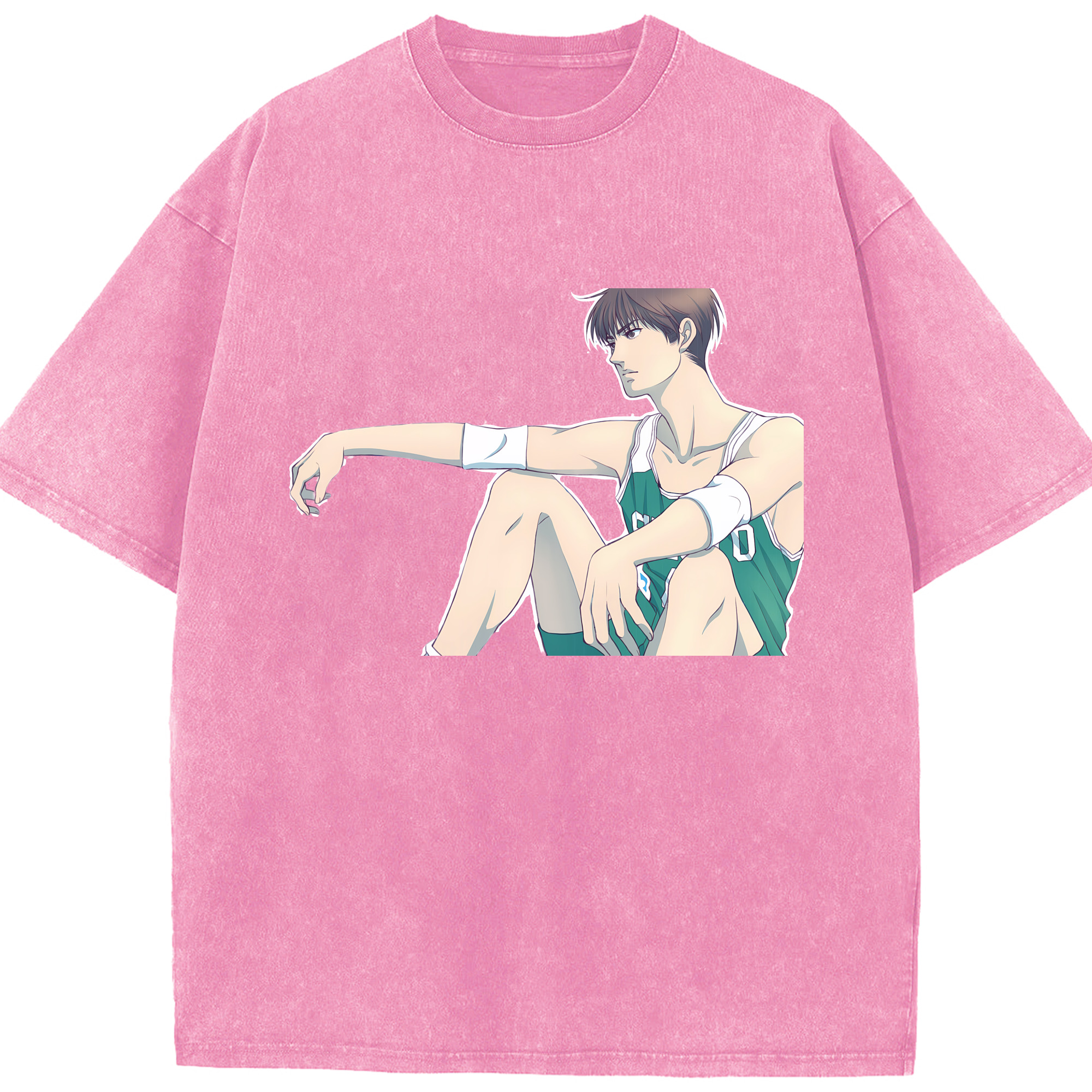 （画像用） SLAM DUNK／スラムダンク 綿100% ヴィンテージ風 半袖Tシャツ（フロントプリント）